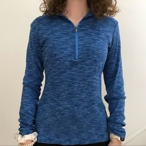 Columbia blue long sleeve pull over